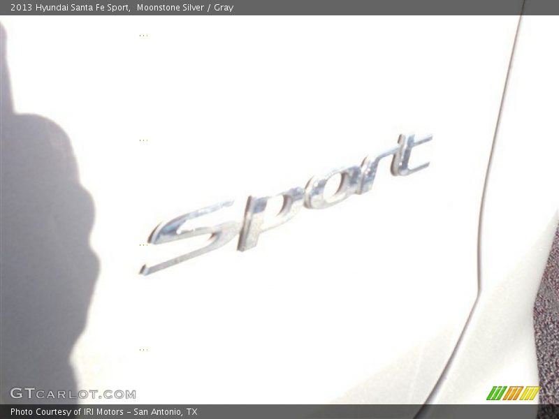 Moonstone Silver / Gray 2013 Hyundai Santa Fe Sport