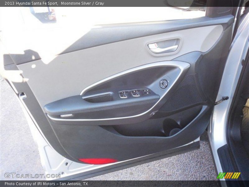 Moonstone Silver / Gray 2013 Hyundai Santa Fe Sport