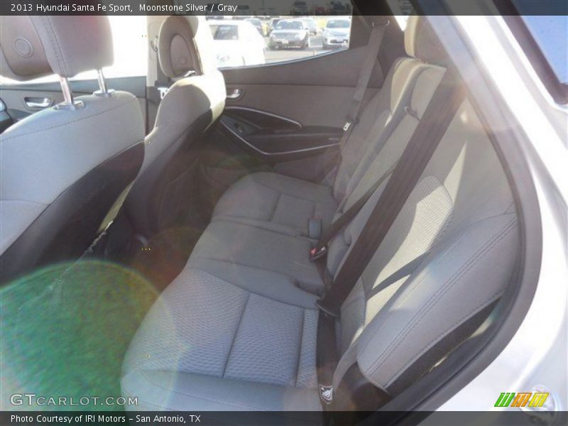 Moonstone Silver / Gray 2013 Hyundai Santa Fe Sport