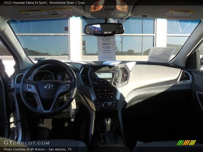 Moonstone Silver / Gray 2013 Hyundai Santa Fe Sport