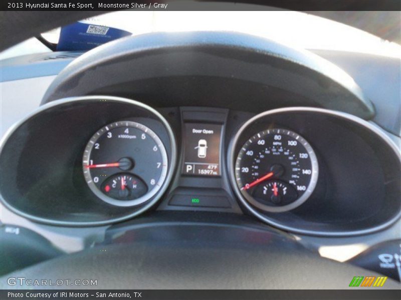 Moonstone Silver / Gray 2013 Hyundai Santa Fe Sport