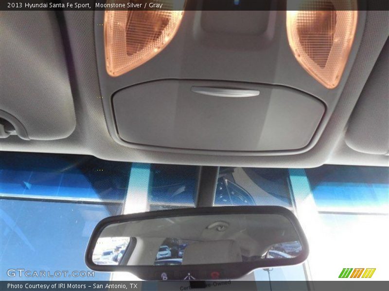 Moonstone Silver / Gray 2013 Hyundai Santa Fe Sport