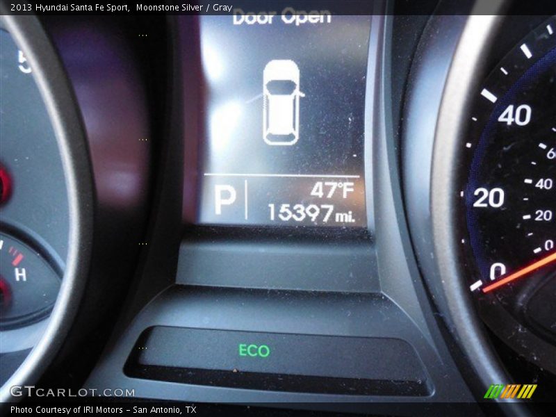 Moonstone Silver / Gray 2013 Hyundai Santa Fe Sport