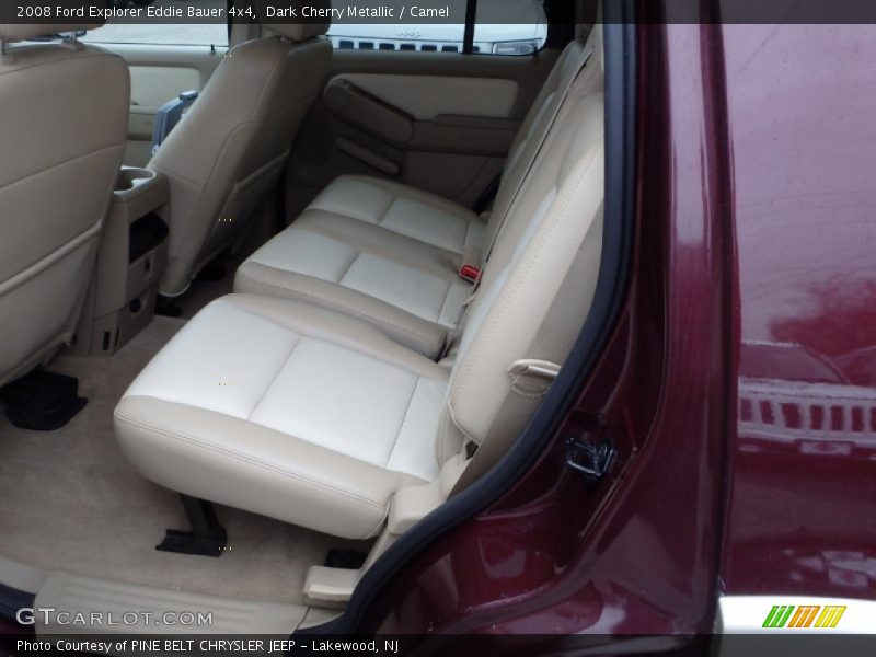 Dark Cherry Metallic / Camel 2008 Ford Explorer Eddie Bauer 4x4
