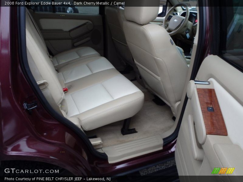 Dark Cherry Metallic / Camel 2008 Ford Explorer Eddie Bauer 4x4