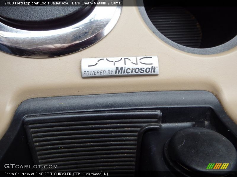 Dark Cherry Metallic / Camel 2008 Ford Explorer Eddie Bauer 4x4