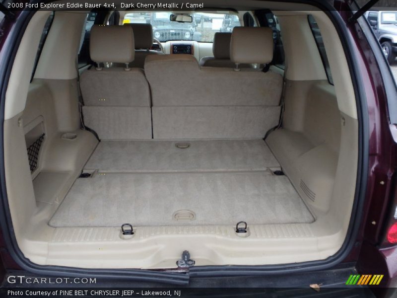 Dark Cherry Metallic / Camel 2008 Ford Explorer Eddie Bauer 4x4