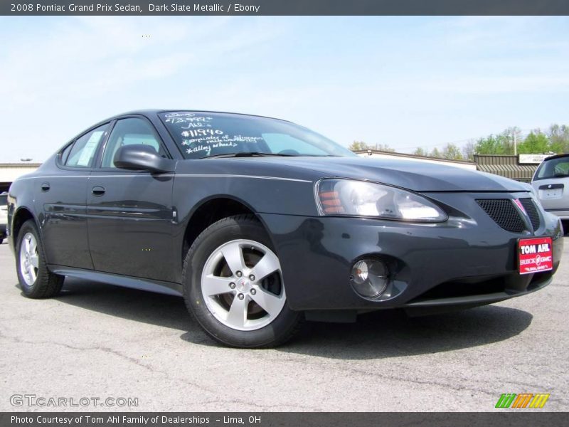 Dark Slate Metallic / Ebony 2008 Pontiac Grand Prix Sedan