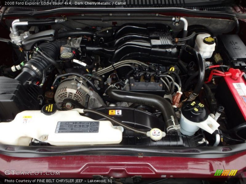Dark Cherry Metallic / Camel 2008 Ford Explorer Eddie Bauer 4x4