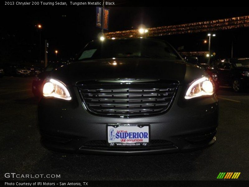 Tungsten Metallic / Black 2013 Chrysler 200 Touring Sedan