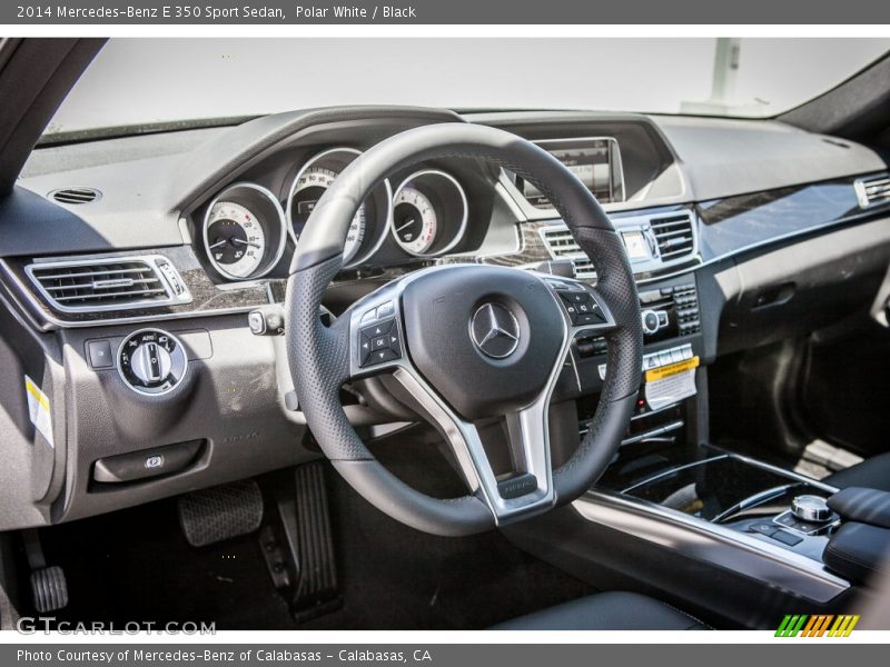 Polar White / Black 2014 Mercedes-Benz E 350 Sport Sedan