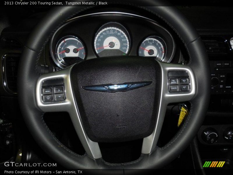 Tungsten Metallic / Black 2013 Chrysler 200 Touring Sedan