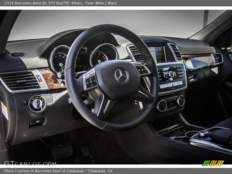 Polar White / Black 2014 Mercedes-Benz ML 350 BlueTEC 4Matic