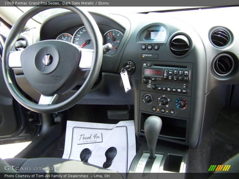 Dark Slate Metallic / Ebony 2008 Pontiac Grand Prix Sedan