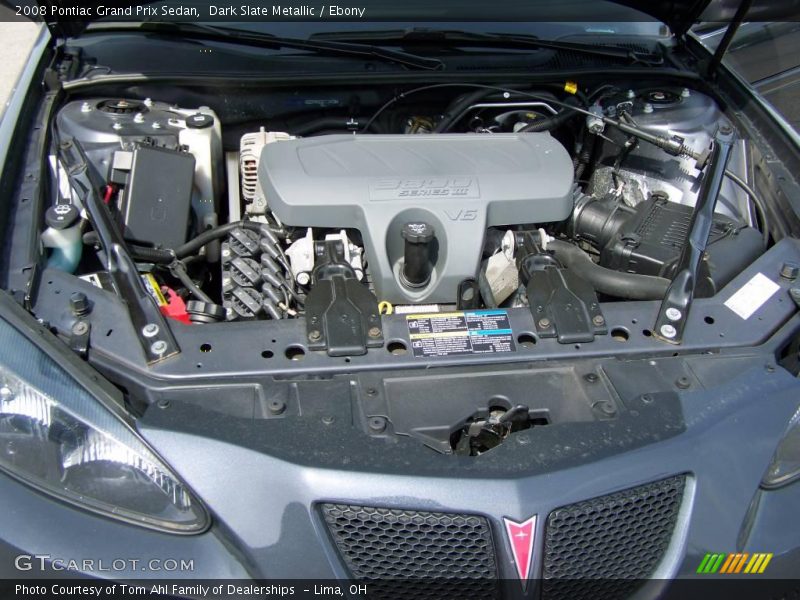 Dark Slate Metallic / Ebony 2008 Pontiac Grand Prix Sedan