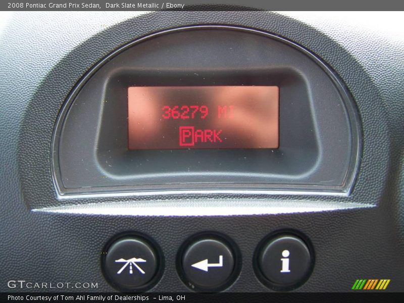 Dark Slate Metallic / Ebony 2008 Pontiac Grand Prix Sedan