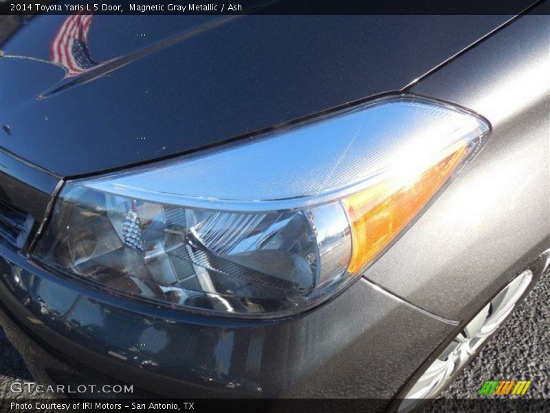 Magnetic Gray Metallic / Ash 2014 Toyota Yaris L 5 Door