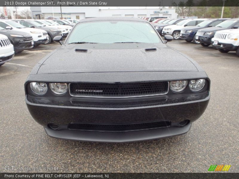 Pitch Black / Dark Slate Gray 2013 Dodge Challenger SXT