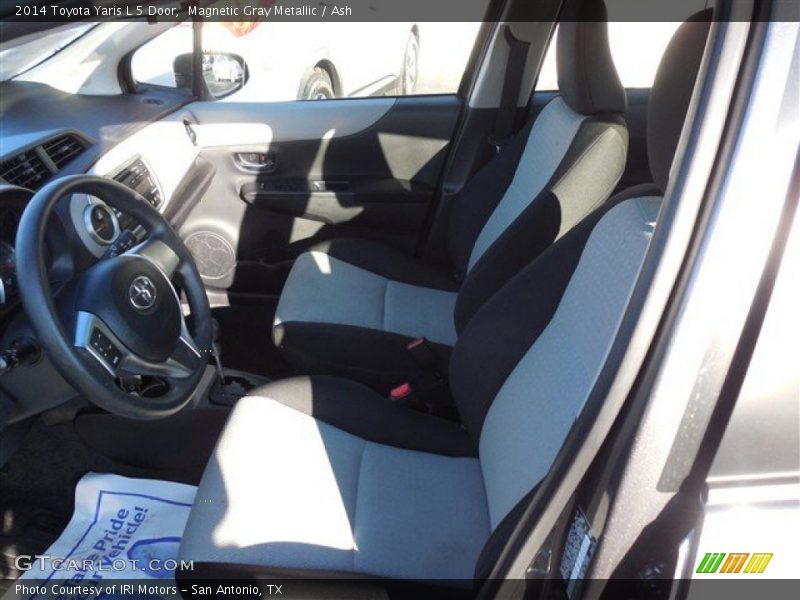 Magnetic Gray Metallic / Ash 2014 Toyota Yaris L 5 Door