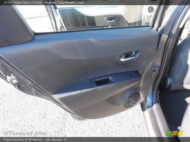 Magnetic Gray Metallic / Ash 2014 Toyota Yaris L 5 Door