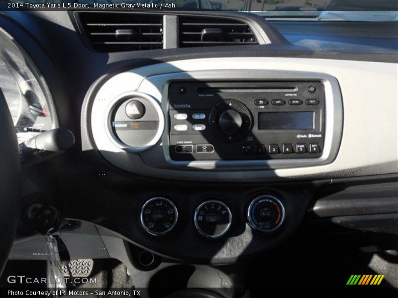 Magnetic Gray Metallic / Ash 2014 Toyota Yaris L 5 Door