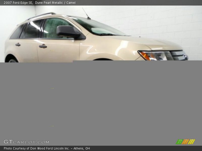 Dune Pearl Metallic / Camel 2007 Ford Edge SE