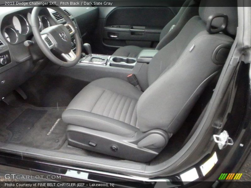 Pitch Black / Dark Slate Gray 2013 Dodge Challenger SXT