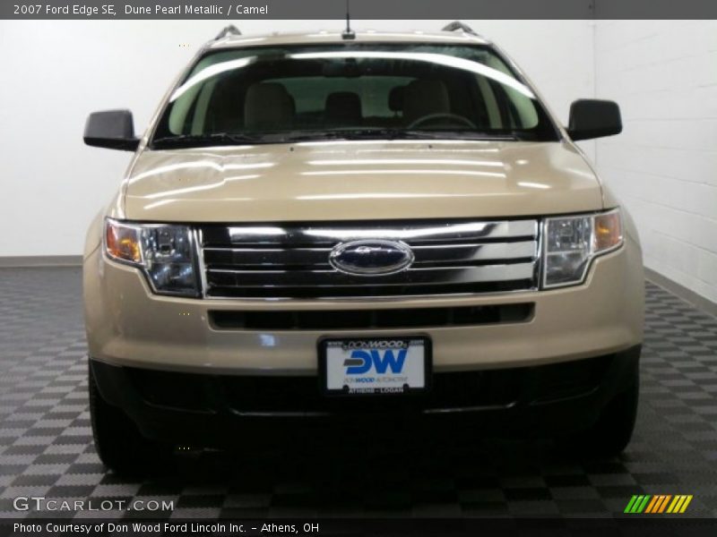 Dune Pearl Metallic / Camel 2007 Ford Edge SE