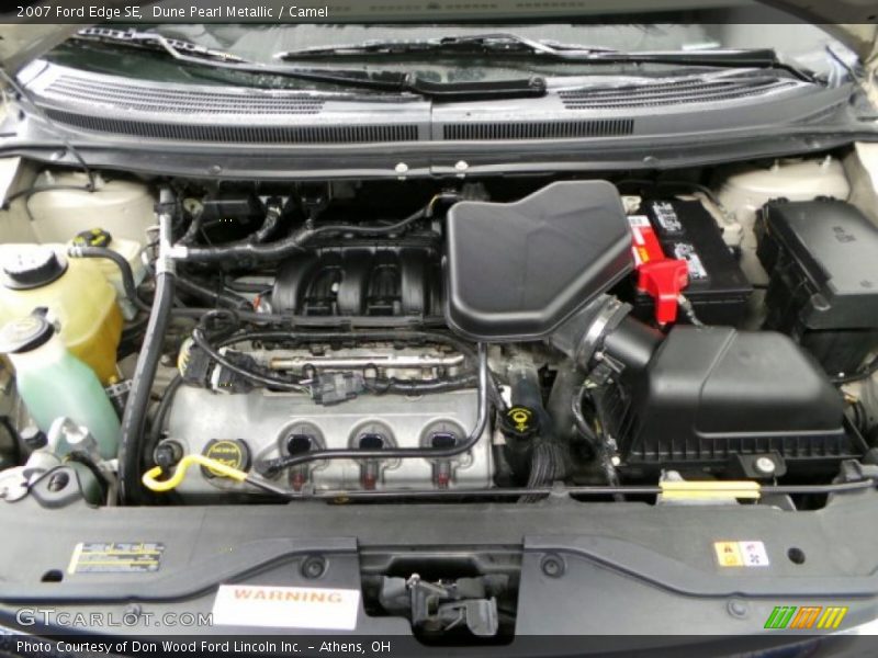 Dune Pearl Metallic / Camel 2007 Ford Edge SE