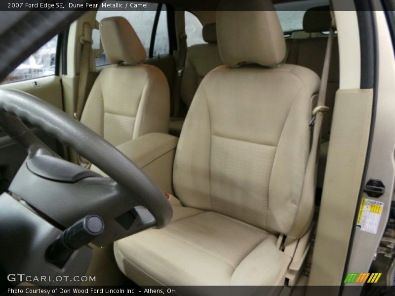 Dune Pearl Metallic / Camel 2007 Ford Edge SE