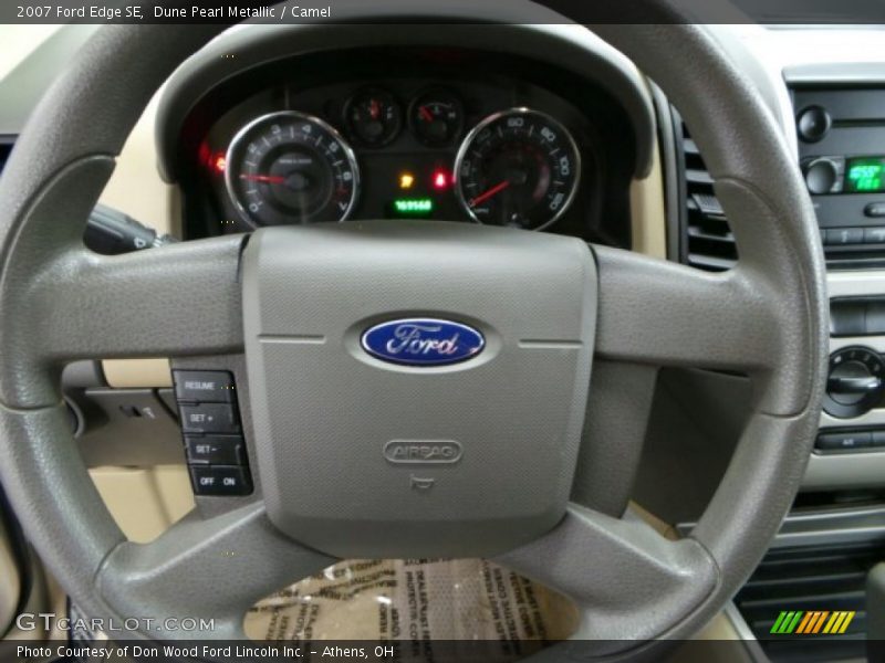 Dune Pearl Metallic / Camel 2007 Ford Edge SE