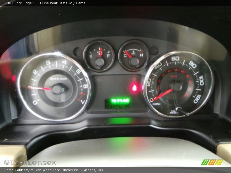 Dune Pearl Metallic / Camel 2007 Ford Edge SE