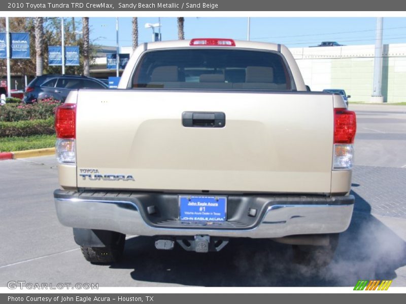 Sandy Beach Metallic / Sand Beige 2010 Toyota Tundra TRD CrewMax
