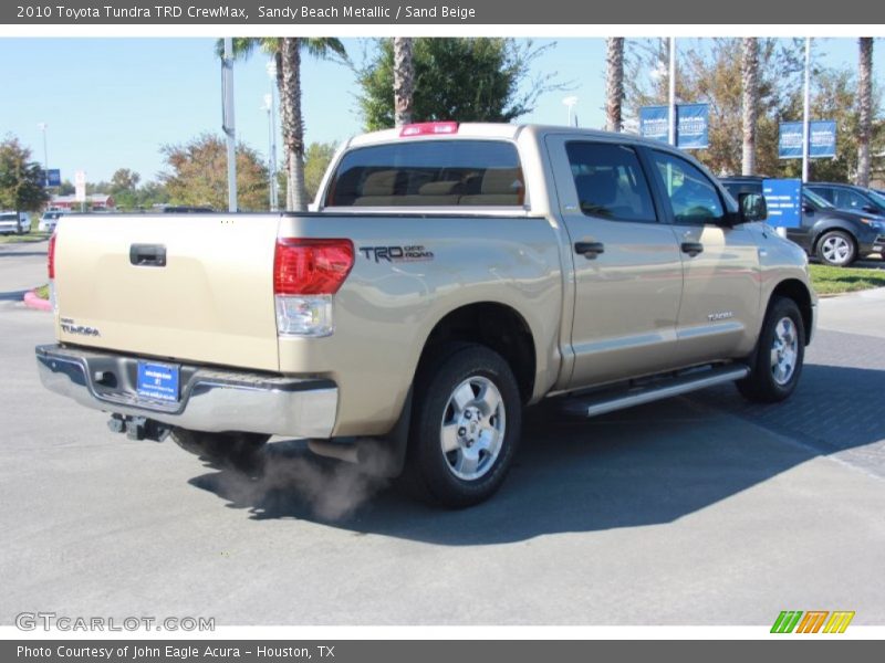 Sandy Beach Metallic / Sand Beige 2010 Toyota Tundra TRD CrewMax