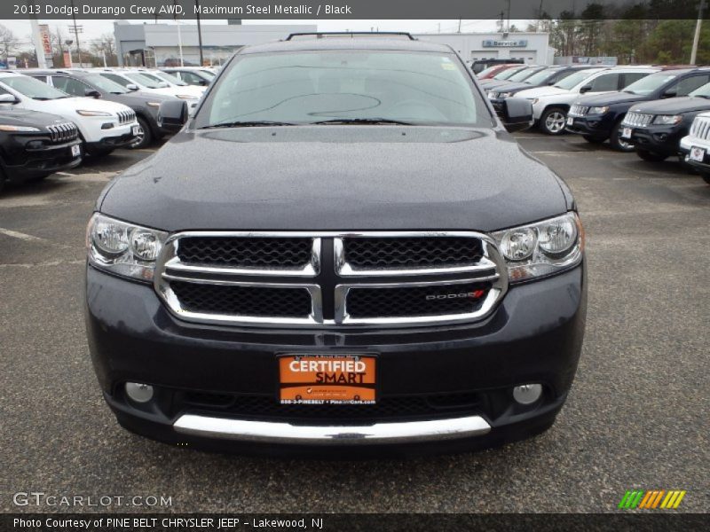 Maximum Steel Metallic / Black 2013 Dodge Durango Crew AWD