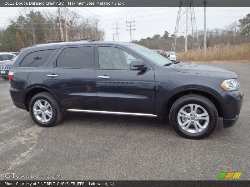 Maximum Steel Metallic / Black 2013 Dodge Durango Crew AWD