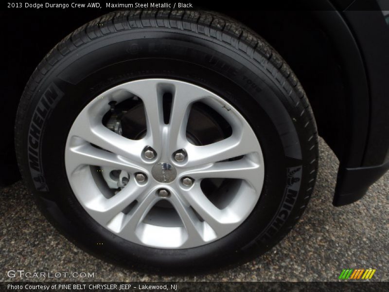 Maximum Steel Metallic / Black 2013 Dodge Durango Crew AWD