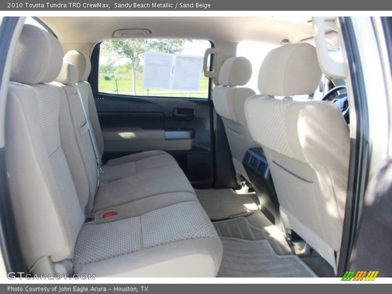 Sandy Beach Metallic / Sand Beige 2010 Toyota Tundra TRD CrewMax
