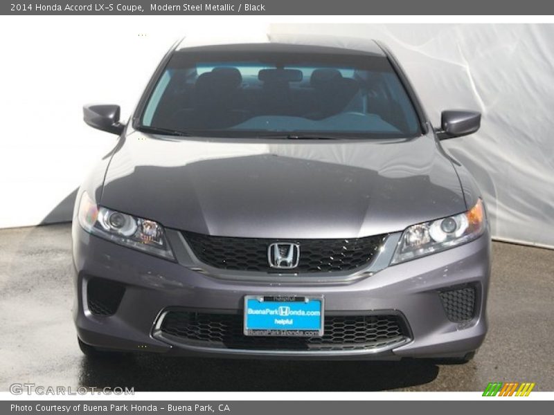 Modern Steel Metallic / Black 2014 Honda Accord LX-S Coupe