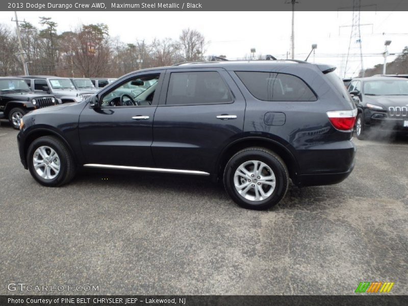Maximum Steel Metallic / Black 2013 Dodge Durango Crew AWD