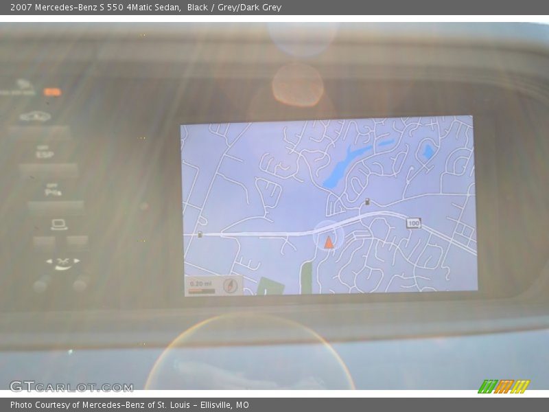 Black / Grey/Dark Grey 2007 Mercedes-Benz S 550 4Matic Sedan
