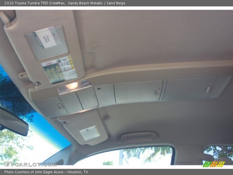 Sandy Beach Metallic / Sand Beige 2010 Toyota Tundra TRD CrewMax