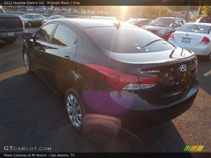 Midnight Black / Gray 2012 Hyundai Elantra GLS