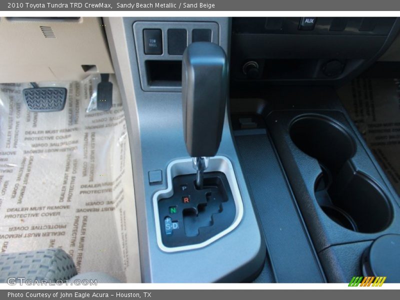 Sandy Beach Metallic / Sand Beige 2010 Toyota Tundra TRD CrewMax