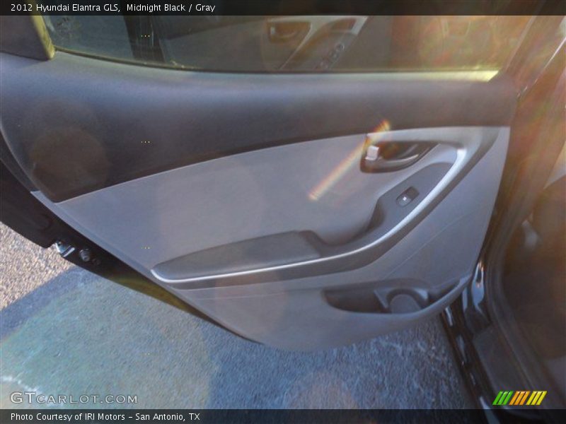 Midnight Black / Gray 2012 Hyundai Elantra GLS