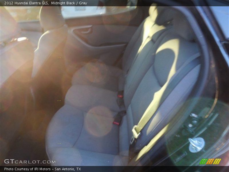 Midnight Black / Gray 2012 Hyundai Elantra GLS