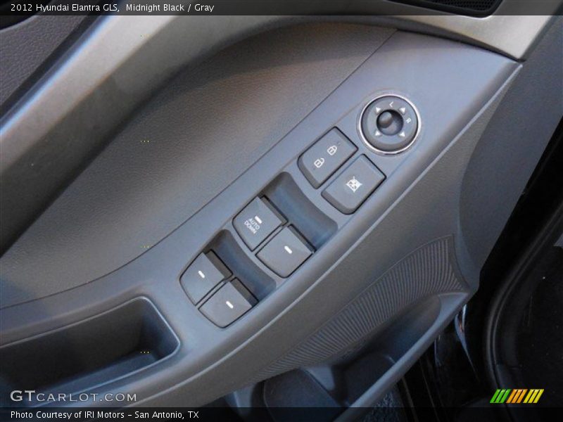 Midnight Black / Gray 2012 Hyundai Elantra GLS