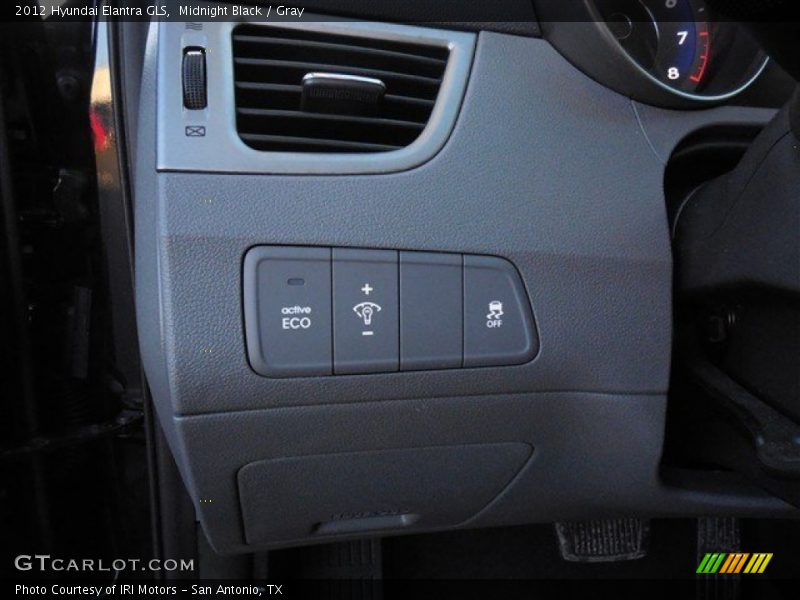 Midnight Black / Gray 2012 Hyundai Elantra GLS