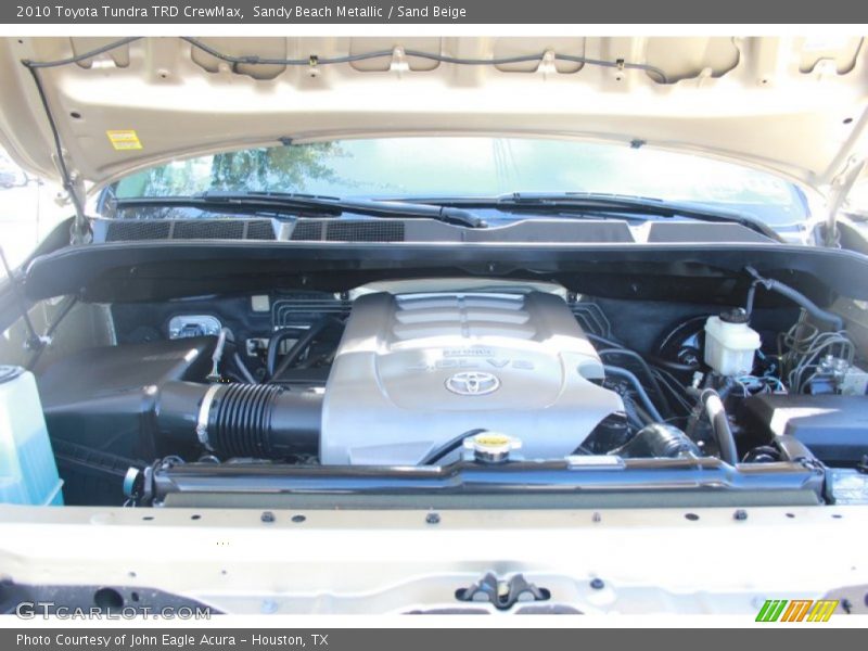 Sandy Beach Metallic / Sand Beige 2010 Toyota Tundra TRD CrewMax