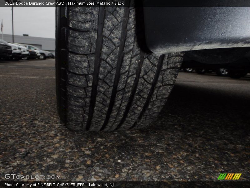 Maximum Steel Metallic / Black 2013 Dodge Durango Crew AWD